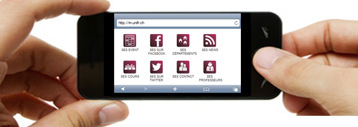 Useful informations of the Faculty on the Webapp UNIFR