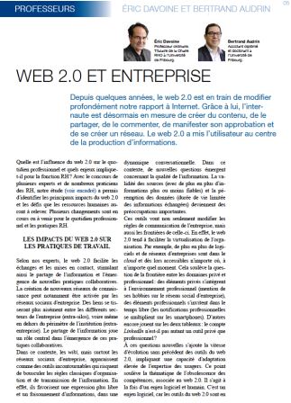 Web 2.0 et entreprise