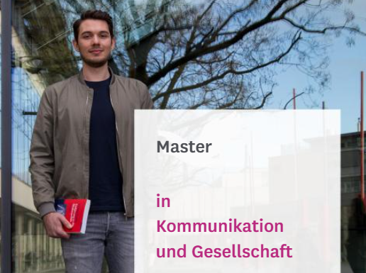 Neues Masterprogramm «Kommunikation und Gesellschaft»